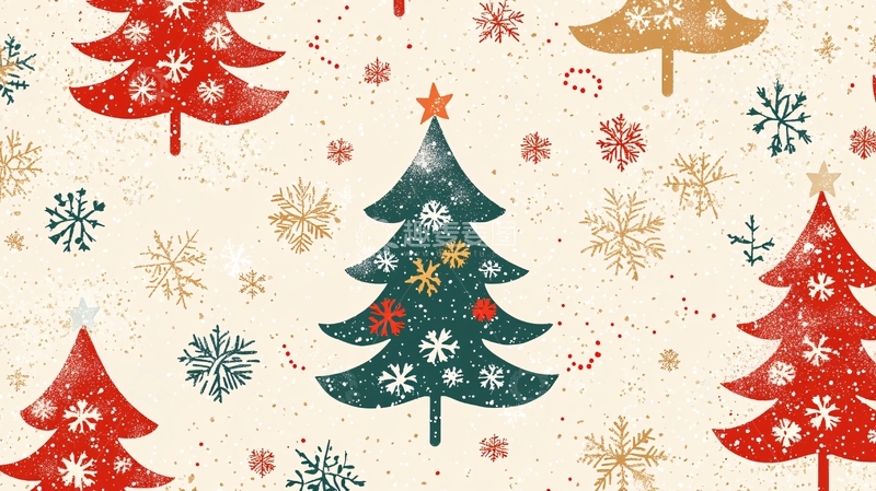 高清大图下载【趣麦麦图】圣诞背景底纹