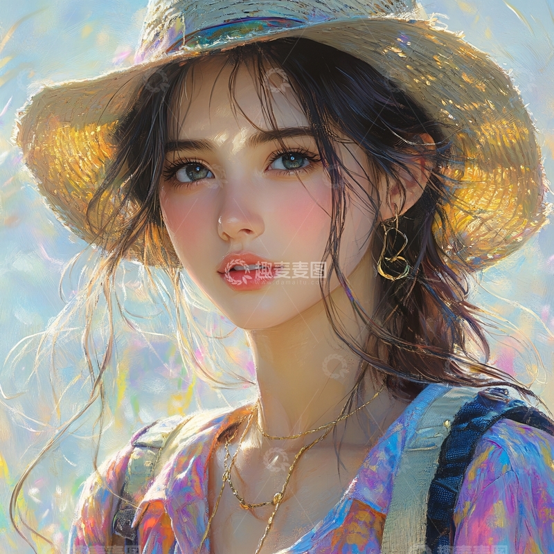 高清大图下载【趣麦麦图】厚涂头像6