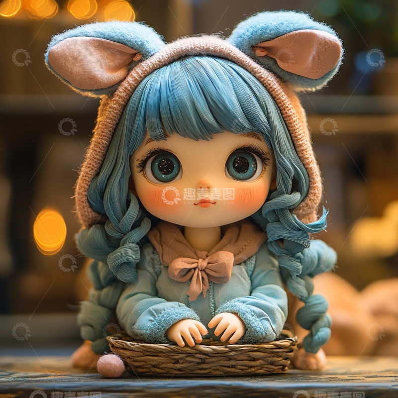 高清大图下载【趣麦麦图】盲盒手办卡通4