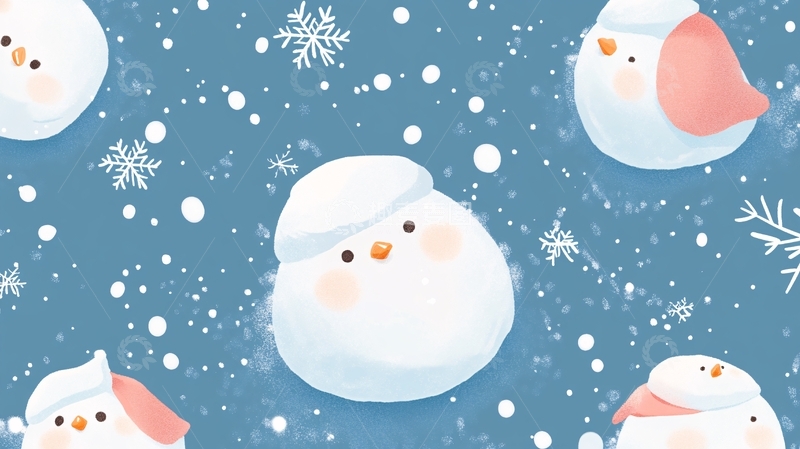 高清大图下载【趣麦麦图】雪球山楂插画