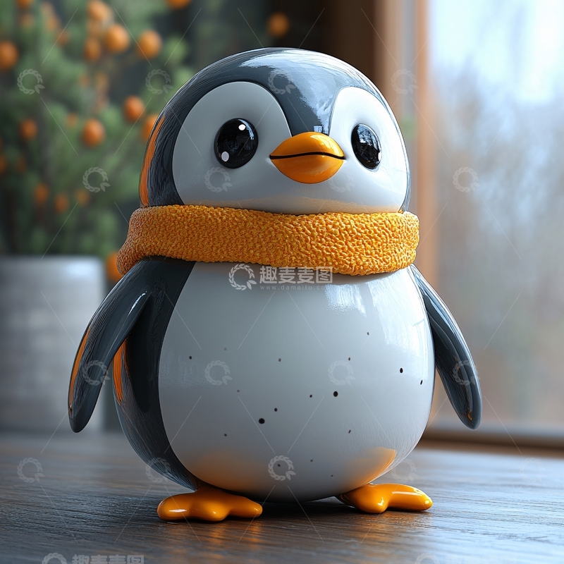 高清大图下载【趣麦麦图】原创企鹅设计7
