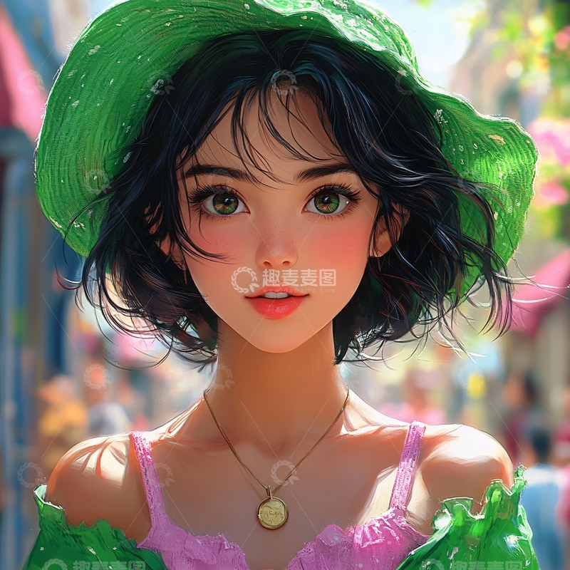 高清大图下载【趣麦麦图】写实人物插画25