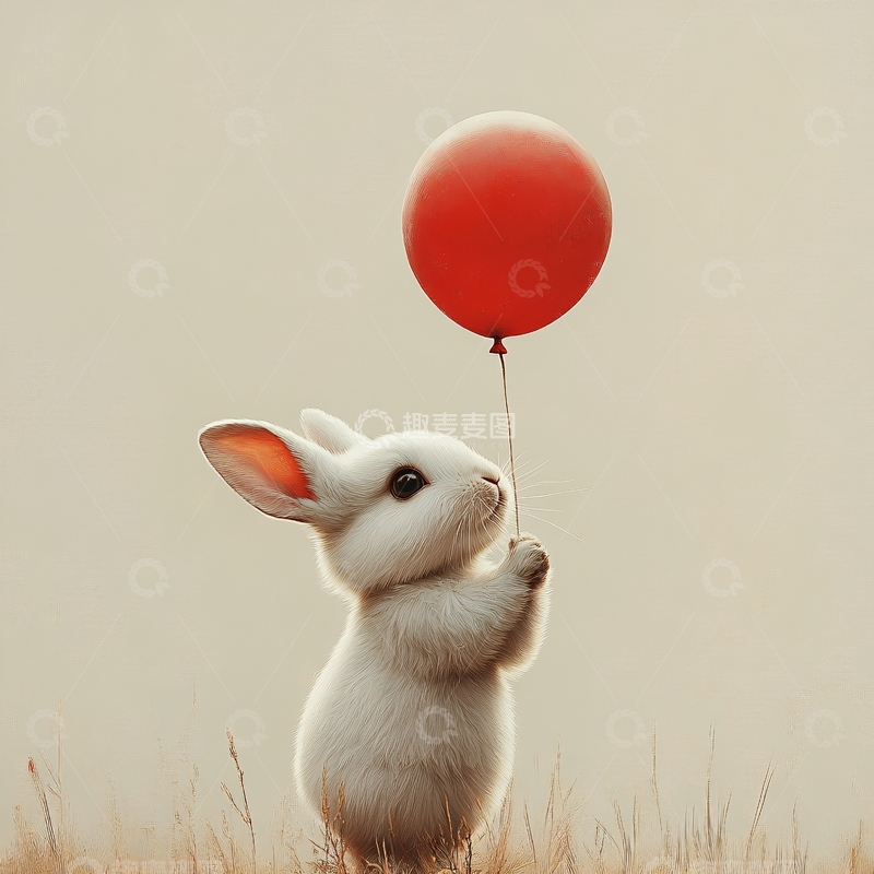 高清大图下载【趣麦麦图】小兔临摹35