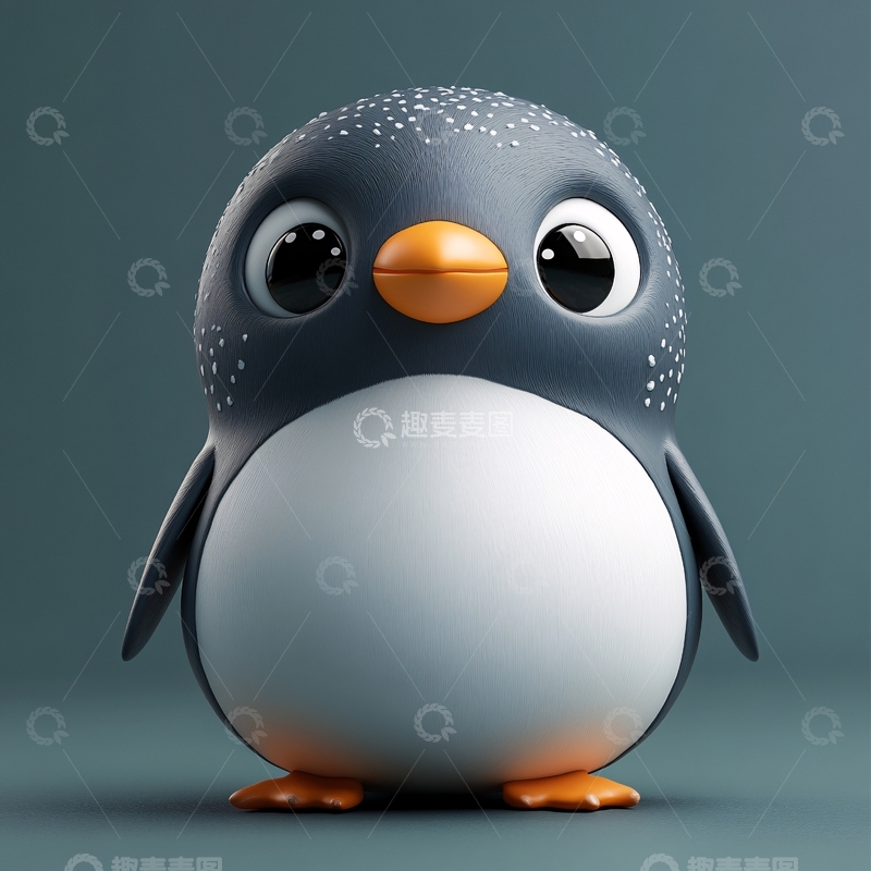高清大图下载【趣麦麦图】原创企鹅设计8