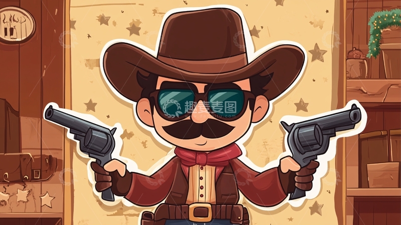 侦探游戏卡通形象