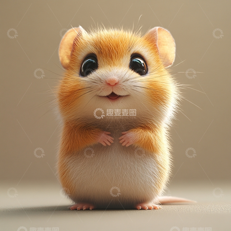 高清大图下载【趣麦麦图】原创仓鼠2