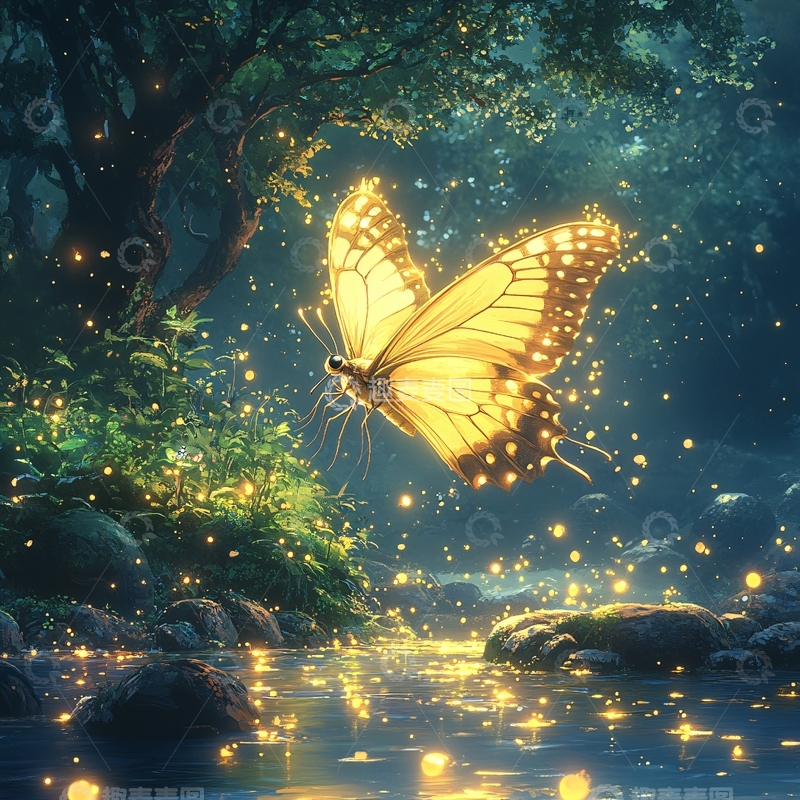 高清大图下载【趣麦麦图】蝴蝶梦幻境界3