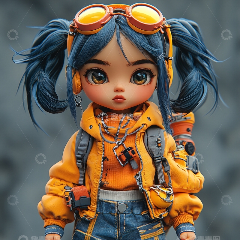 高清大图下载【趣麦麦图】原创手办玩偶17