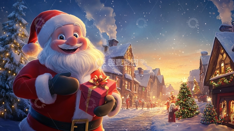 高清大图下载【趣麦麦图】圣诞节插画9