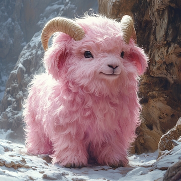 阿尔巴斯羊插画1