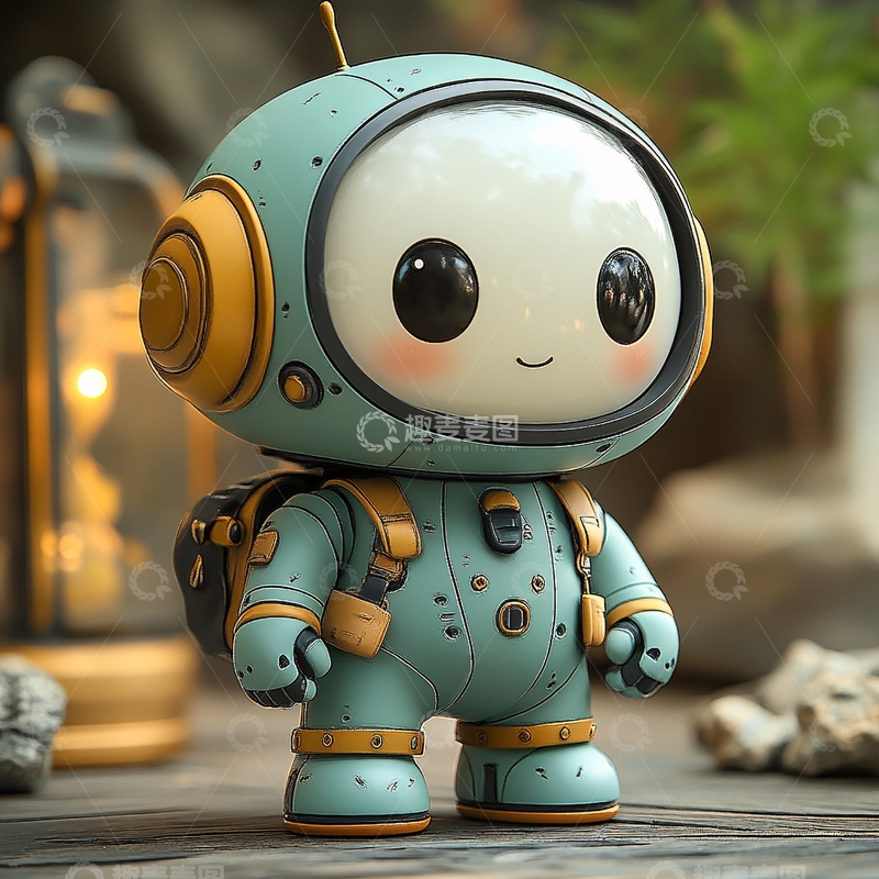 高清大图下载【趣麦麦图】科技感娃娃吉祥物12