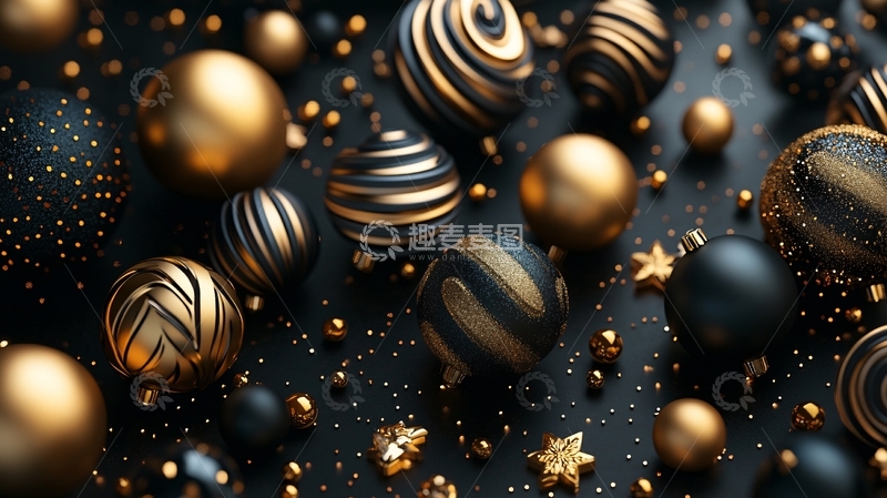 高清大图下载【趣麦麦图】立体金属质感球体2