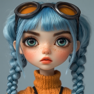 盲盒娃娃动画模型