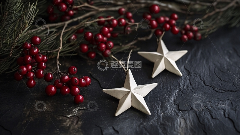 高清大图下载【趣麦麦图】红星装饰