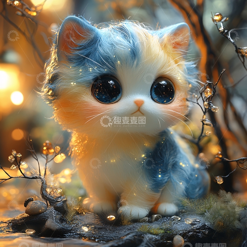 高清大图下载【趣麦麦图】卡通猫咪48