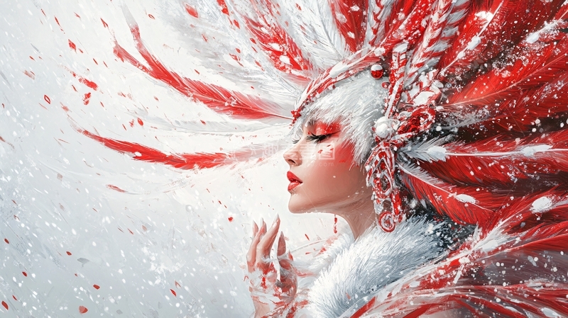 高清大图下载【趣麦麦图】雪之女王