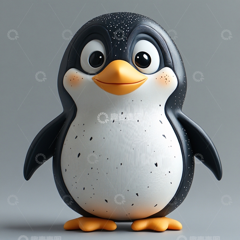 高清大图下载【趣麦麦图】原创企鹅设计19