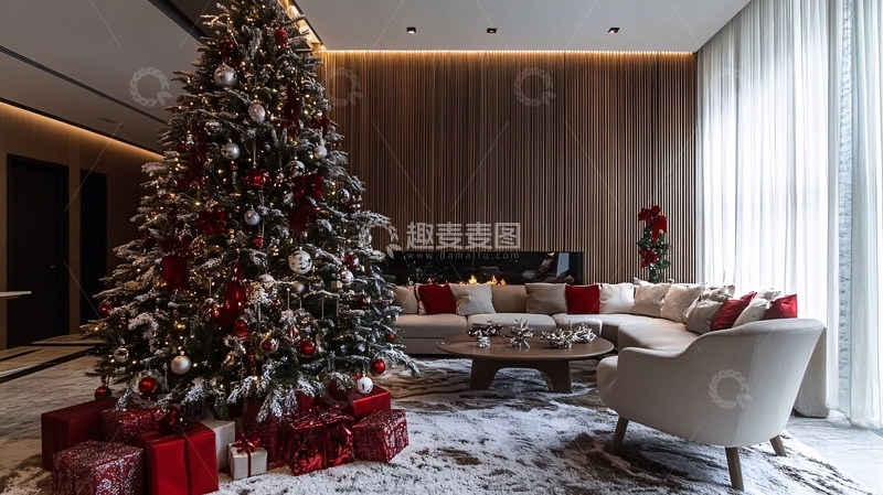 高清大图下载【趣麦麦图】酒店圣诞装饰2