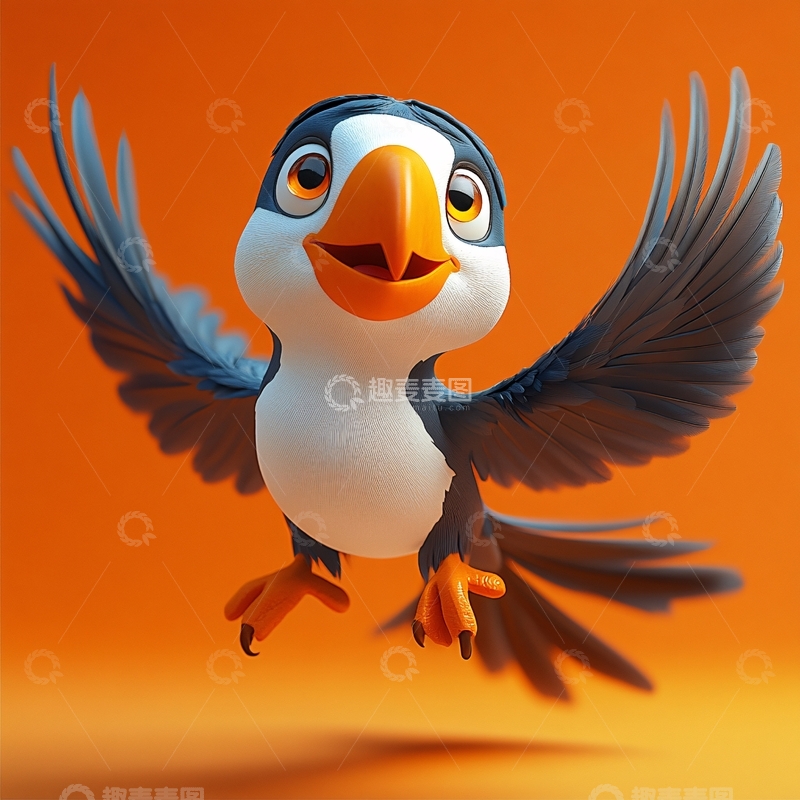 高清大图下载【趣麦麦图】原创企鹅设计20