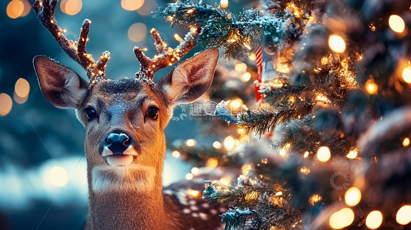 高清大图下载【趣麦麦图】唯美小鹿3