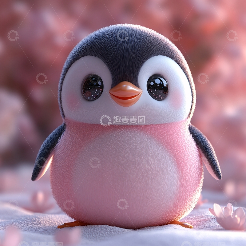 高清大图下载【趣麦麦图】原创企鹅设计11