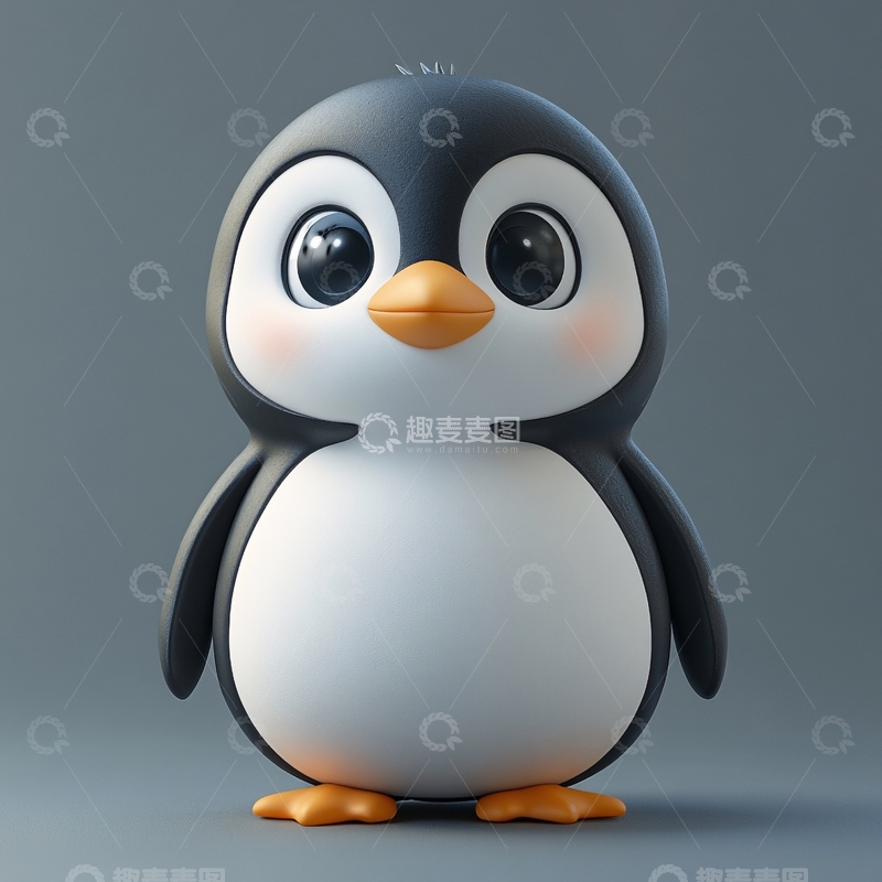 高清大图下载【趣麦麦图】原创企鹅设计18