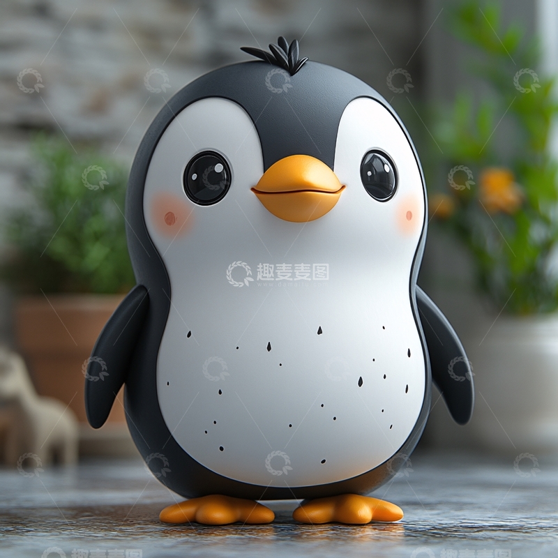 高清大图下载【趣麦麦图】原创企鹅设计17