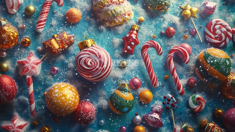高清大图下载【趣麦麦图】高清糖果背景6