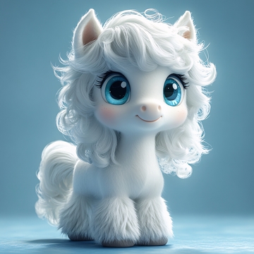 白色潮流玩偶设计