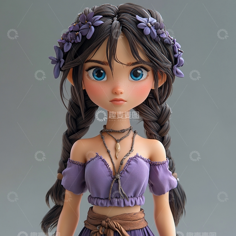 高清大图下载【趣麦麦图】动漫卡通手办人物6