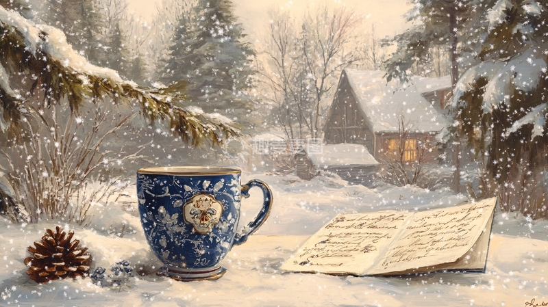 高清大图下载【趣麦麦图】冬日幽静场景2