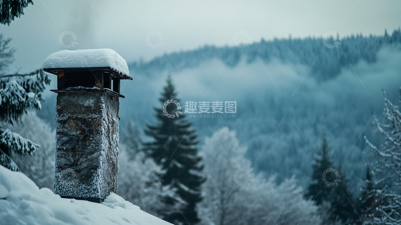 高清大图下载【趣麦麦图】唯美冬天壁纸背景3