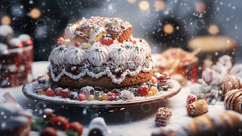高清大图下载【趣麦麦图】冬季蛋糕