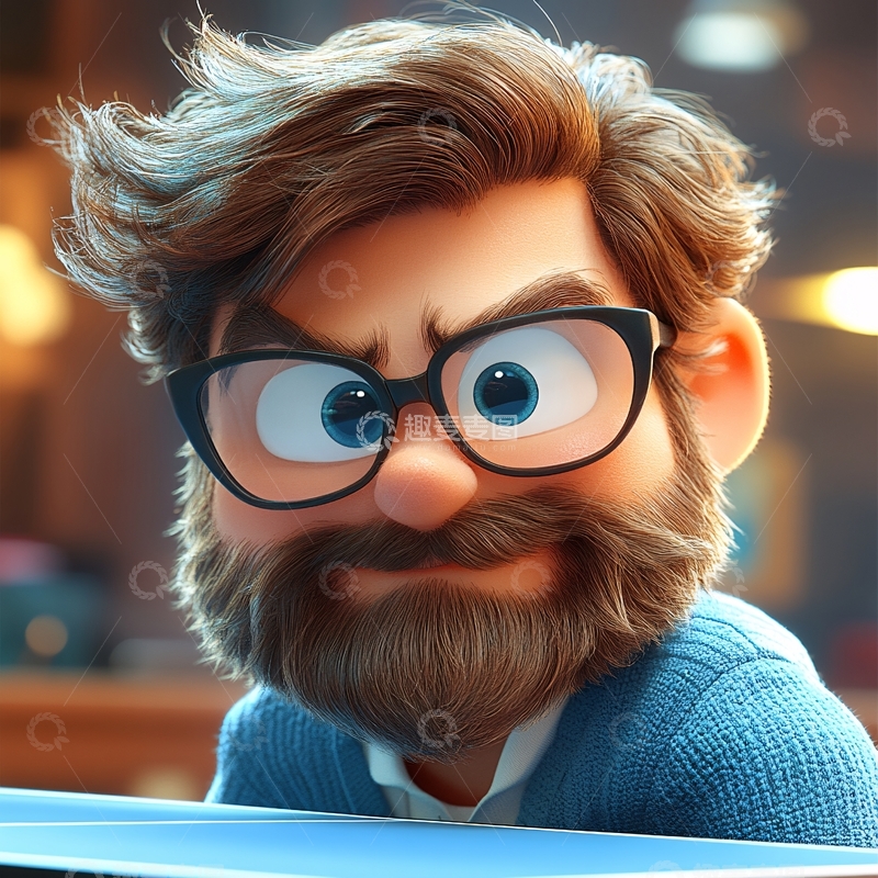 高清大图下载【趣麦麦图】卡通写实漫画人物5