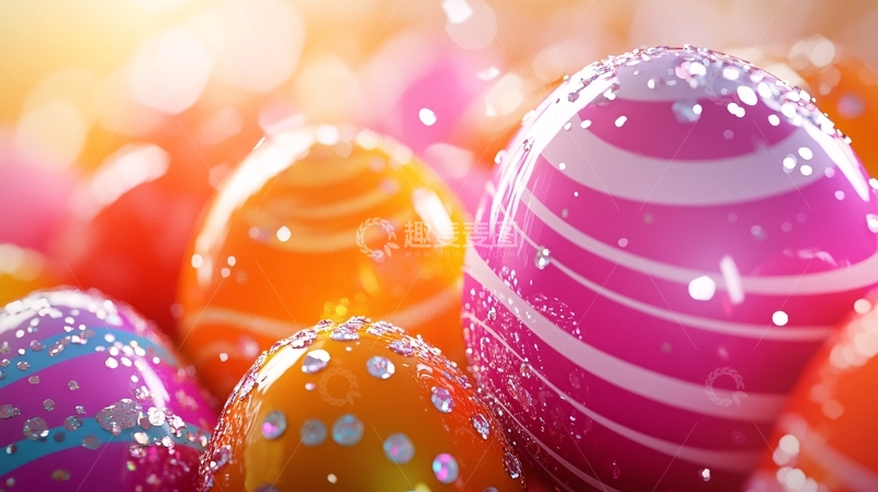 高清大图下载【趣麦麦图】复活节彩蛋装饰