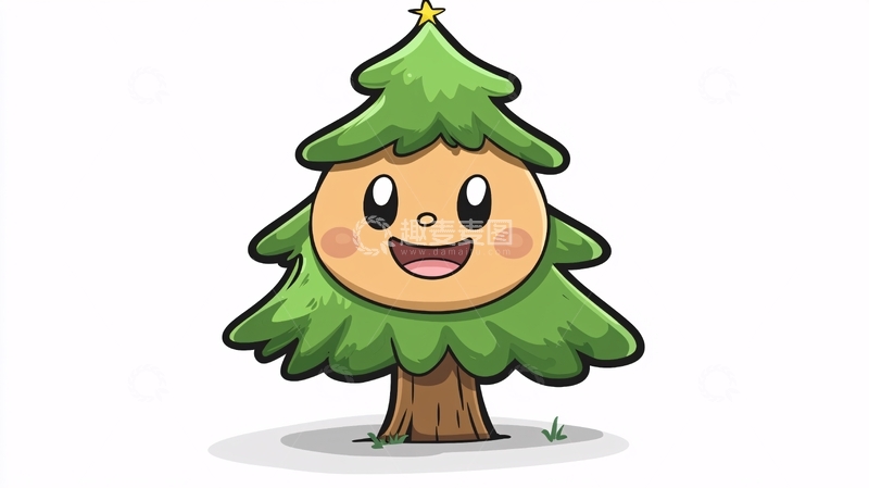 高清大图下载【趣麦麦图】商企圣诞树