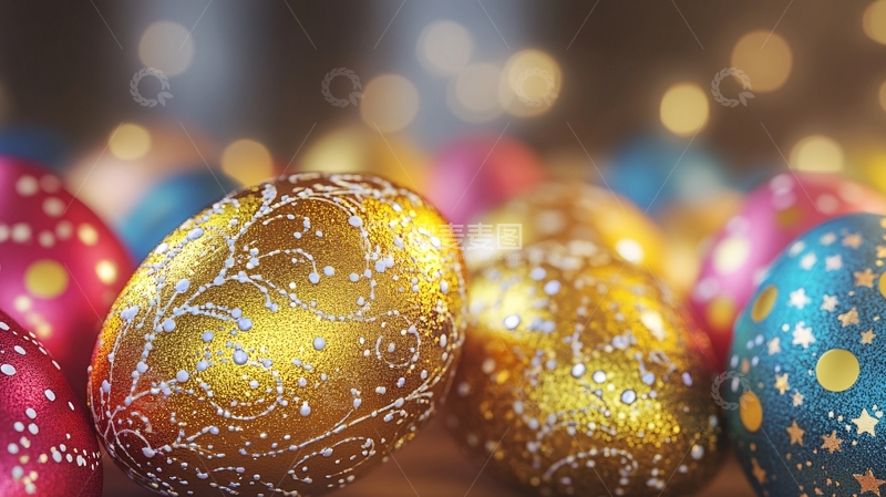 高清大图下载【趣麦麦图】复活节圣诞节西方节日