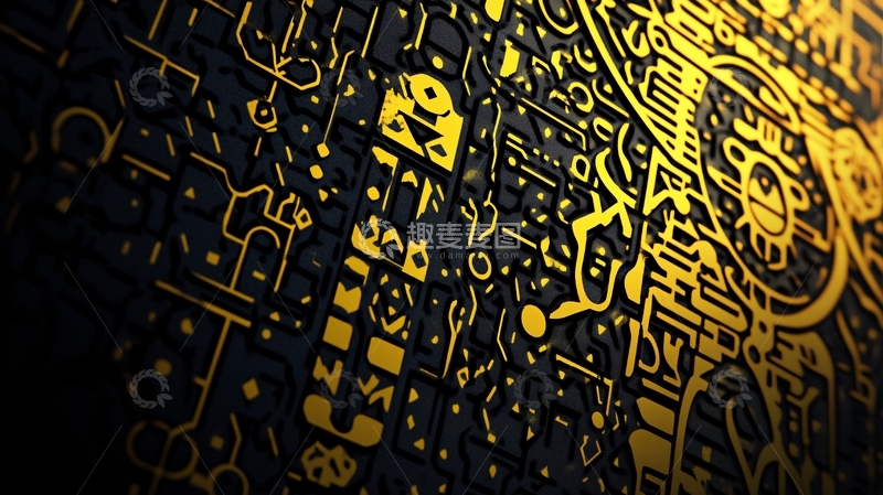 高清大图下载【趣麦麦图】立体汉字背景