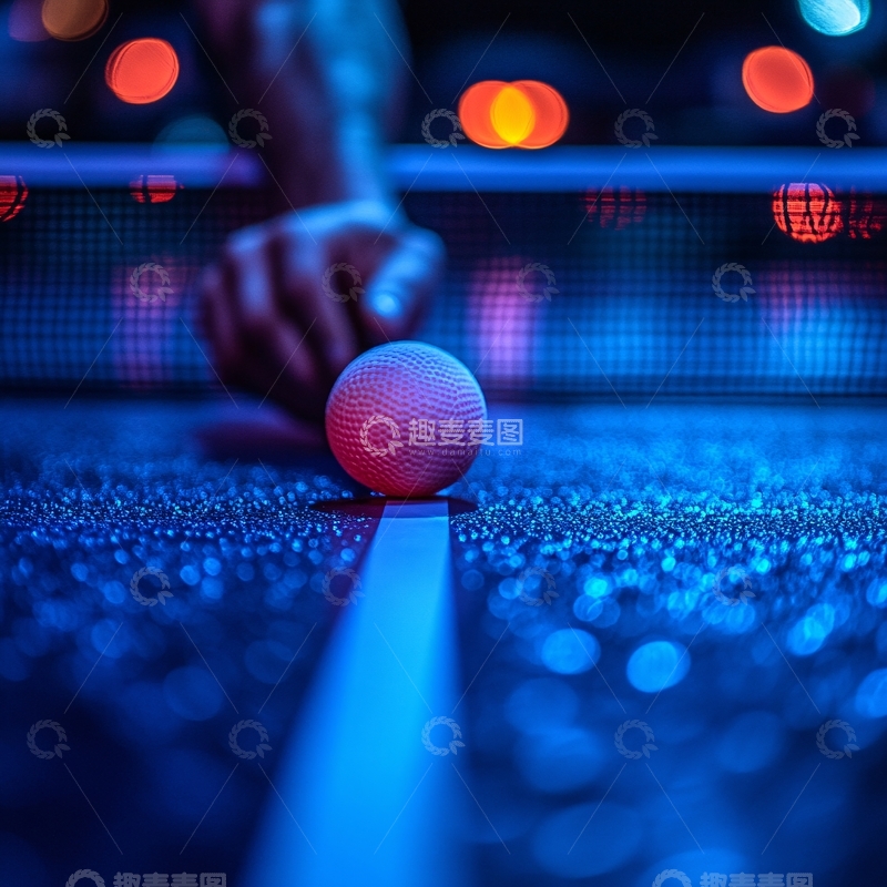 高清大图下载【趣麦麦图】乒乓球体育运动1