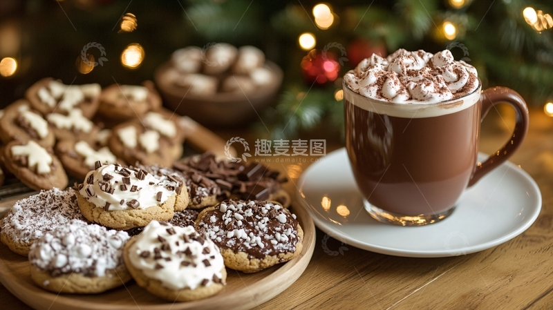高清大图下载【趣麦麦图】圣诞下午茶2