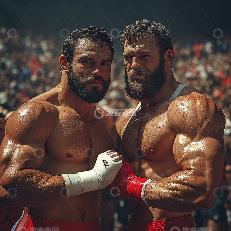 高清大图下载【趣麦麦图】大力士大赛