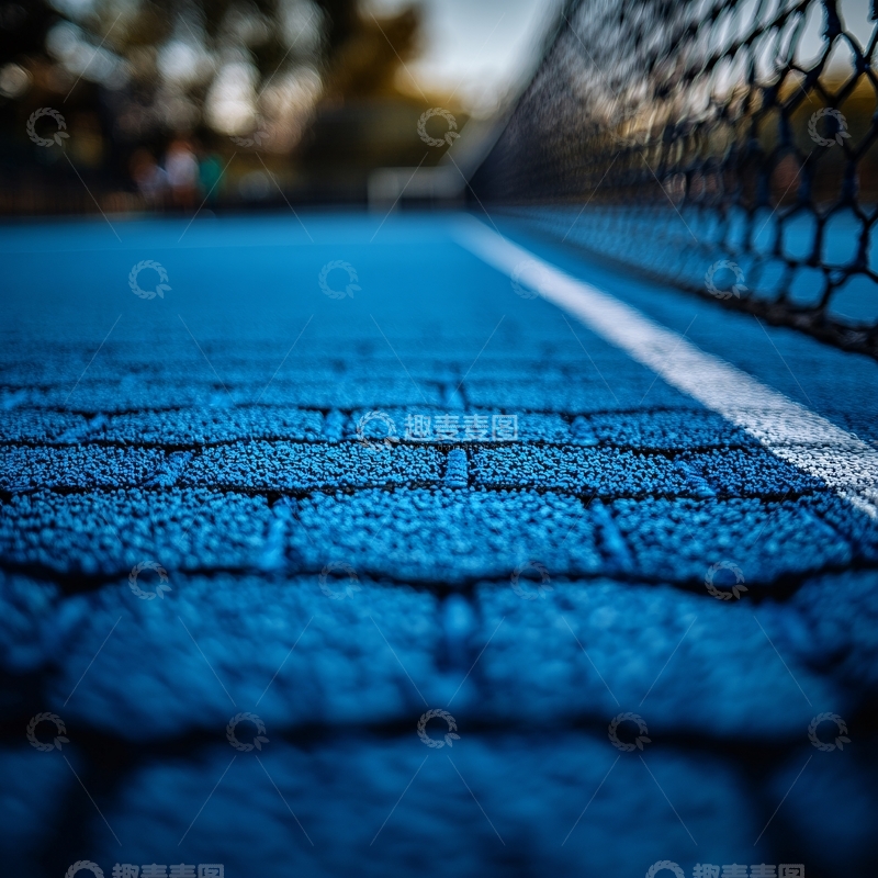 高清大图下载【趣麦麦图】蓝色健身道1