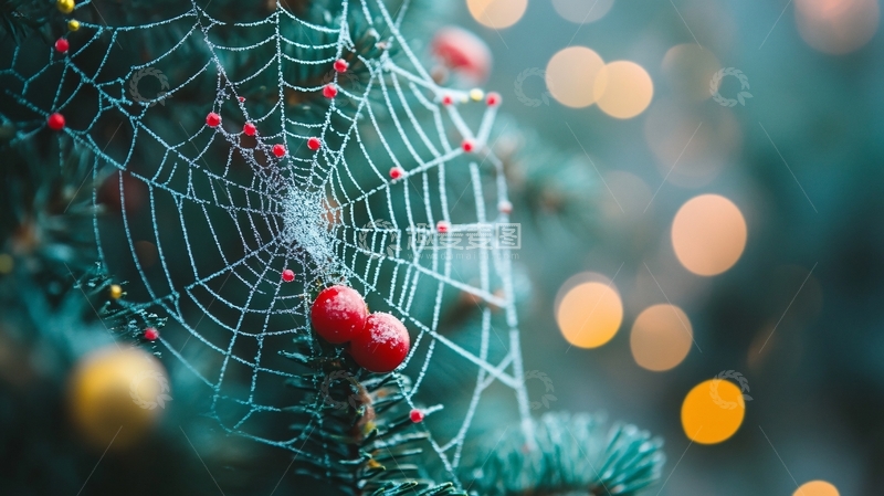 高清大图下载【趣麦麦图】蜘蛛网高清图