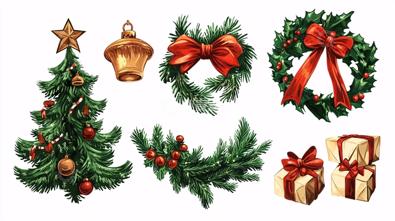 高清大图下载【趣麦麦图】圣诞素材圣诞元素