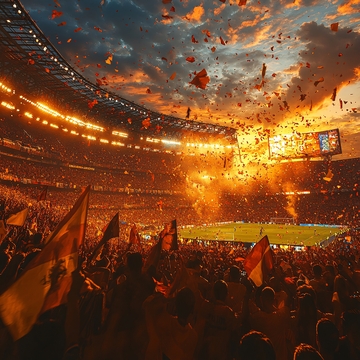 热烈欢呼足球场1