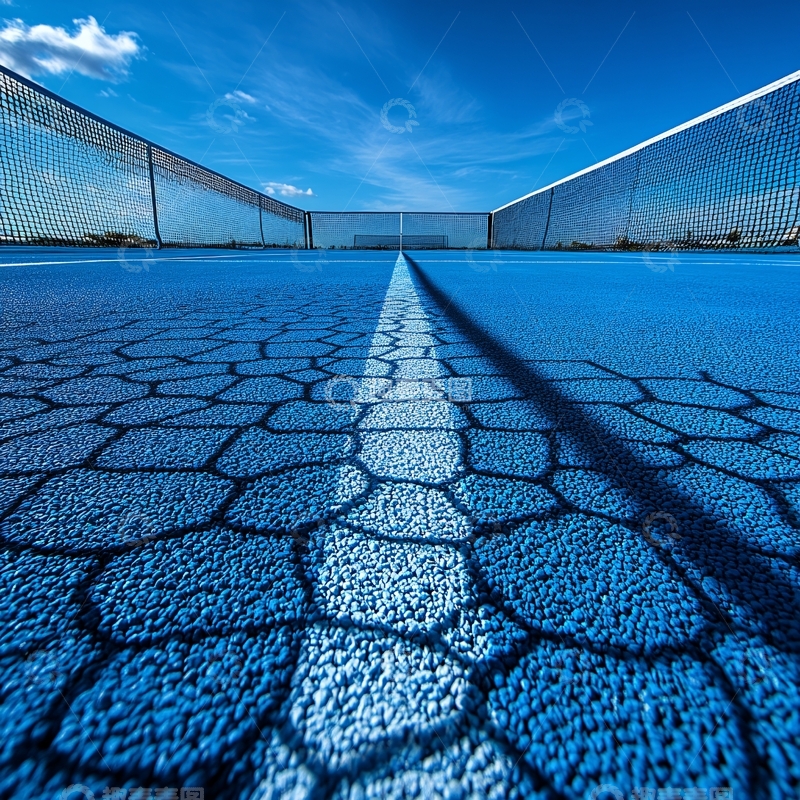 高清大图下载【趣麦麦图】蓝色健身道