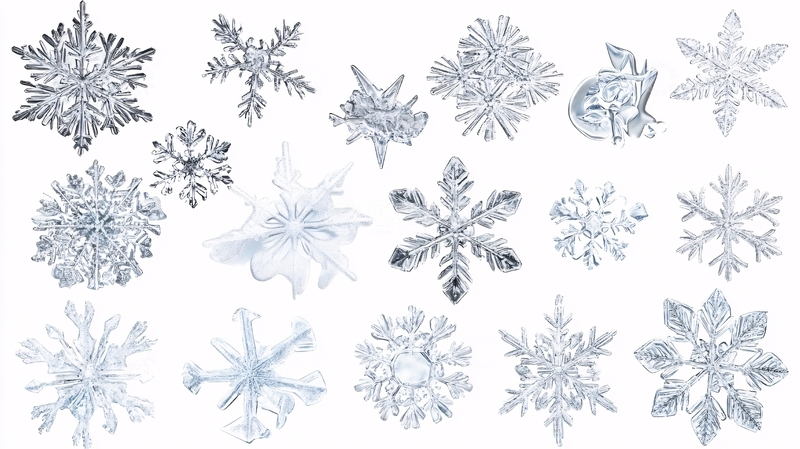 高清大图下载【趣麦麦图】冰晶雪花素材1