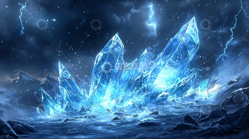 高清大图下载【趣麦麦图】奇幻冰火景象4
