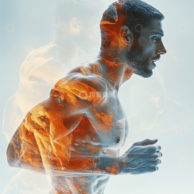 高清大图下载【趣麦麦图】运动员的肌肉