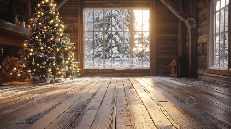 高清大图下载【趣麦麦图】圣诞树的房间3